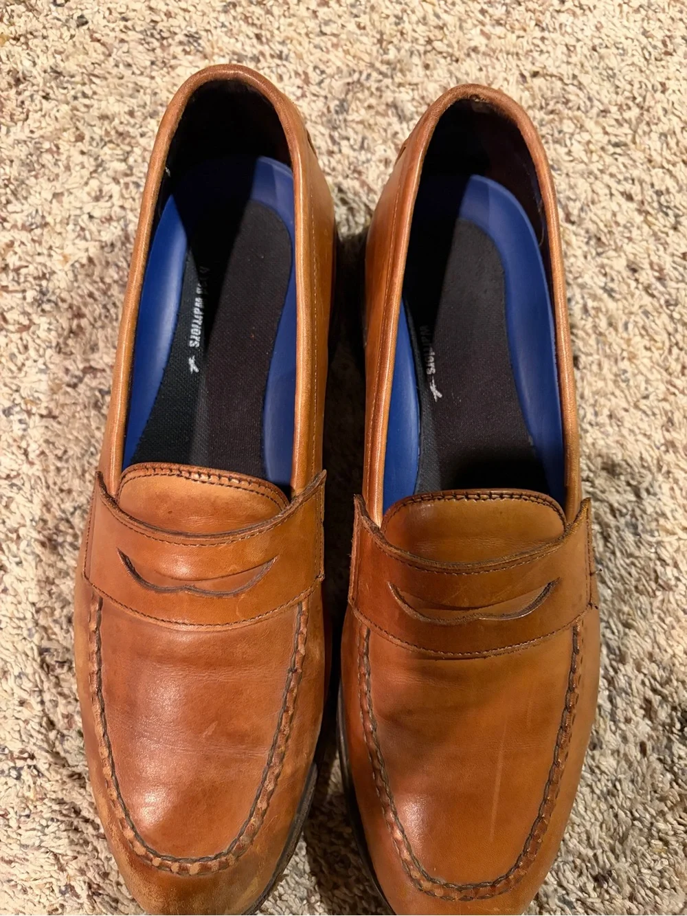 Allen Edmonds Walnut Penny Loafers - Soft Soles